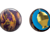 Ebonite Fireball Purple/Gold