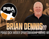 PBA50ツアーの友情と栄誉：ブライアン・デニス氏が「ディック・ウェバー・スポーツマンシップ賞」を死後受賞