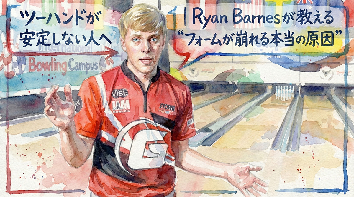 投稿についてもっと詳しく ツーハンドが安定しない人へ｜Ryan Barnesが教える“フォームが崩れる本当の原因”