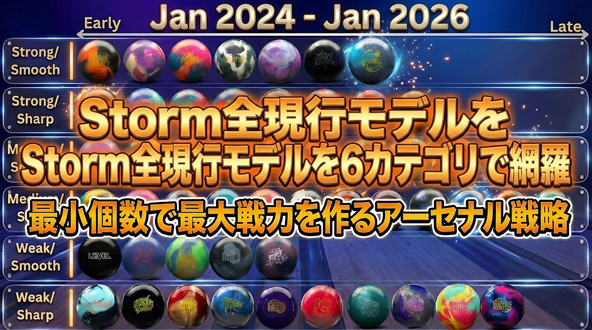 投稿についてもっと詳しく Storm全現行モデルを6カテゴリで網羅｜最小個数で最大戦力を作るアーセナル戦略