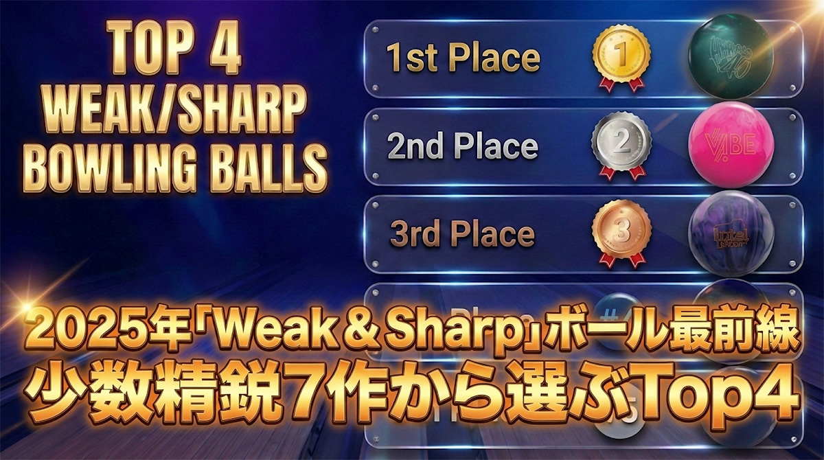 2025年「Weak & Sharp（弱めでキレる）」ボール最前線：少数精鋭7作から選ぶTop4