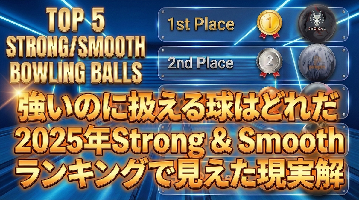 強いのに扱える球はどれだ：2025年Strong & Smoothランキングで見えた現実解