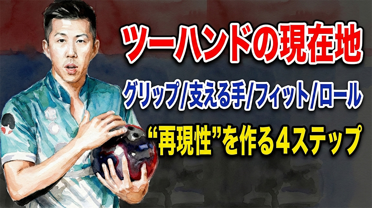 ツーハンドの現在地：グリップ／支える手／フィット／ロール…“再現性”を作る4ステップ