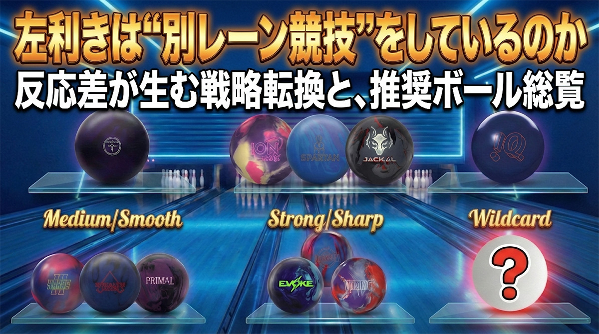 投稿についてもっと詳しく 左利きは“別レーン競技”をしているのか――反応差が生む戦略転換と、推奨ボール総覧