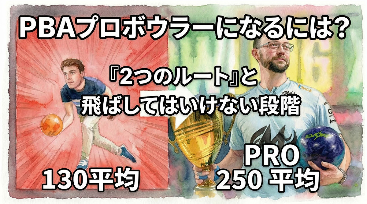 PBAプロボウラーになるには？「2つのルート」と飛ばしてはいけない段階