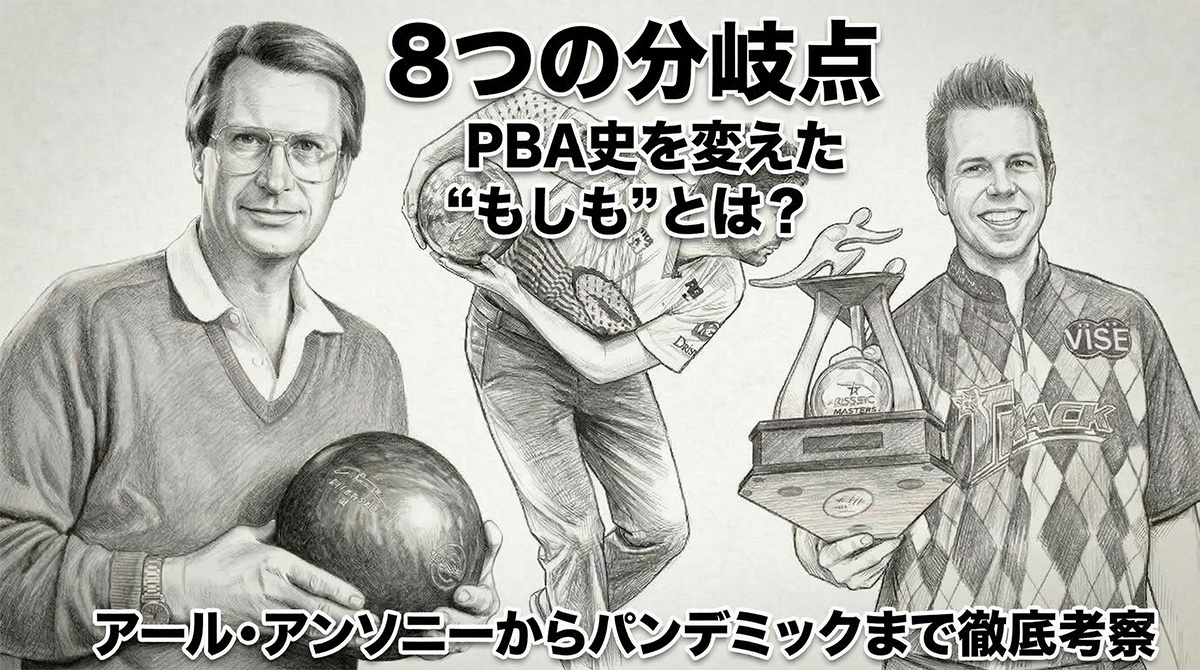 投稿についてもっと詳しく 8つの分岐点：PBA史を変えた“もしも”とは？ アール・アンソニーからパンデミックまで徹底考察