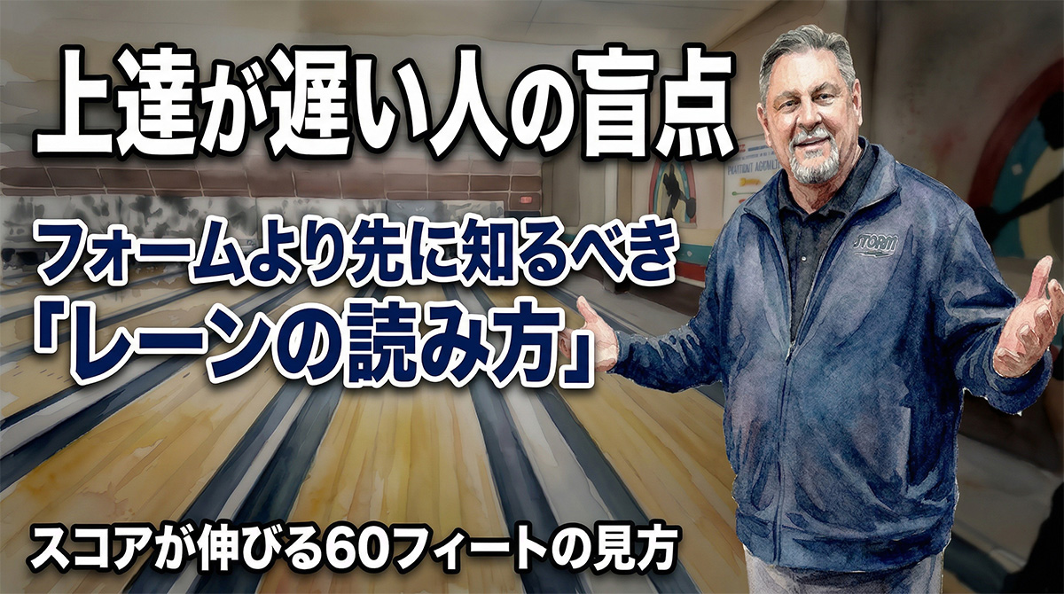 投稿についてもっと詳しく 上達が遅い人の盲点：フォームより先に知るべき「レーンの読み方」