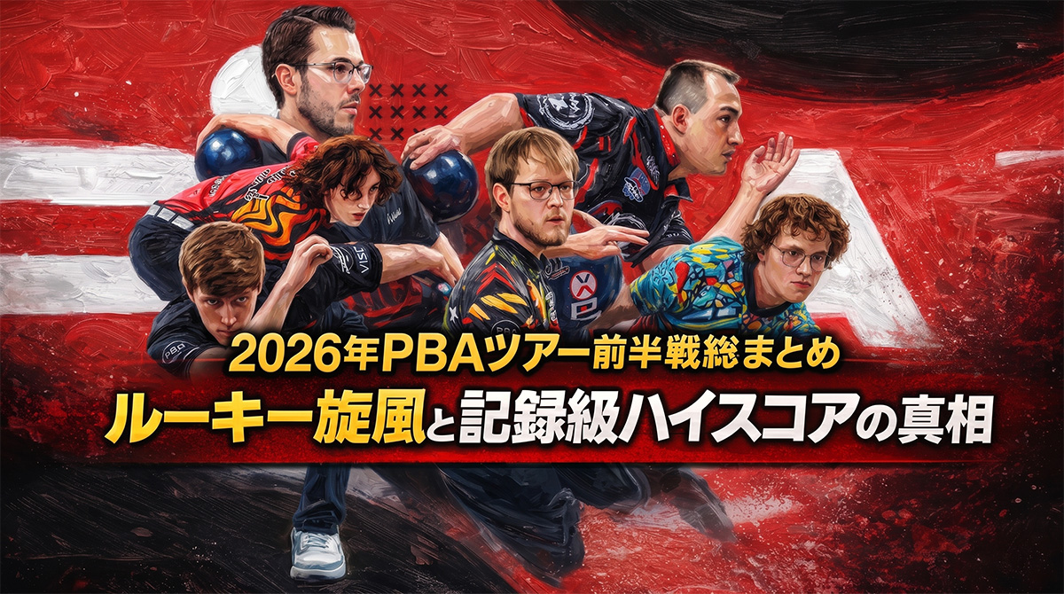 投稿についてもっと詳しく 2026年PBAツアー前半戦総まとめ：ルーキー旋風と記録級ハイスコアの真相