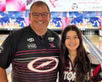 初コンビのマグサム＆ヘスが予選9位通過：乳がん撲滅支援のPBA／PWBA混合ダブルスで好発進